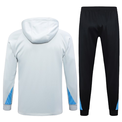 PSG 24/25 - Survêtement à capuche Blanc/Bleu concept