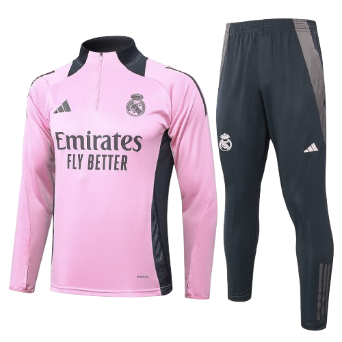 Real Madrid 24/25 - Survetement Saumon/Gris concept